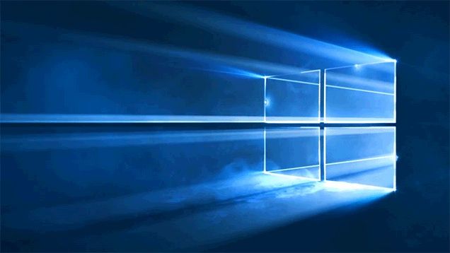 Pantalla de Windows 10 en una notebook