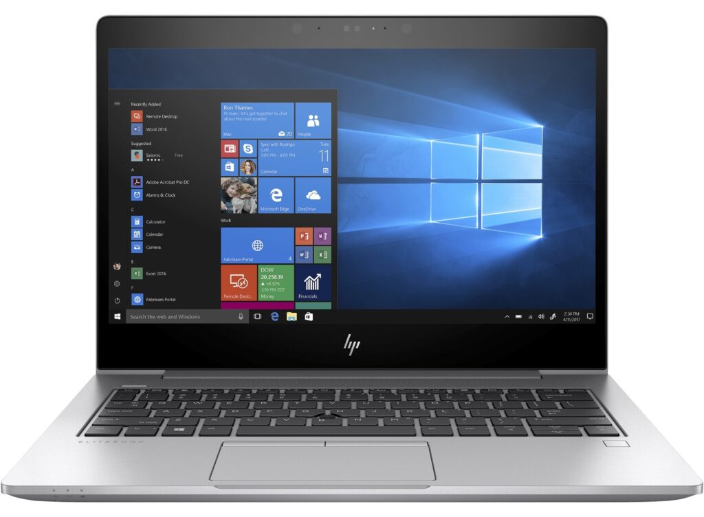 HP EliteBook 830 G5 vista frontal