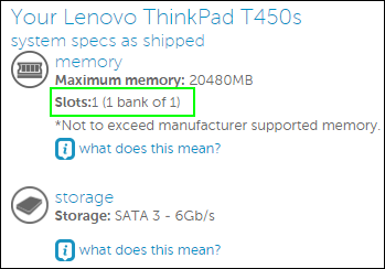 Módulo RAM elegido para notebook