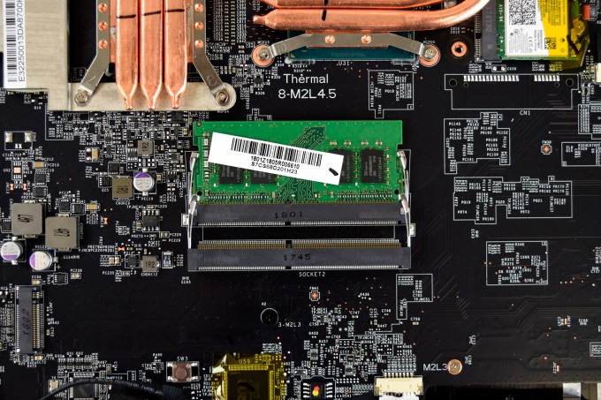 Dos ranuras SODIMM DDR4 de la HP ProBook 470 G5