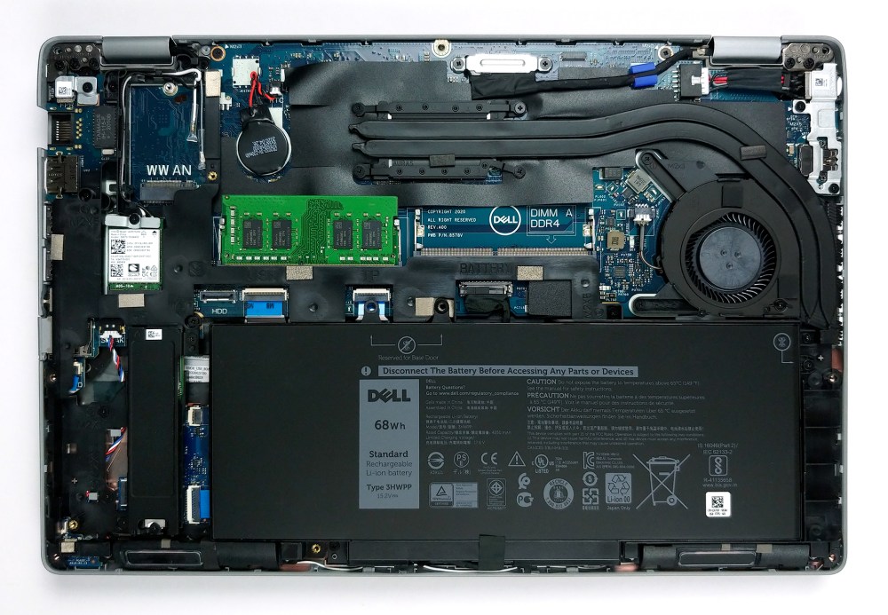 Interior de Dell Latitude 5410