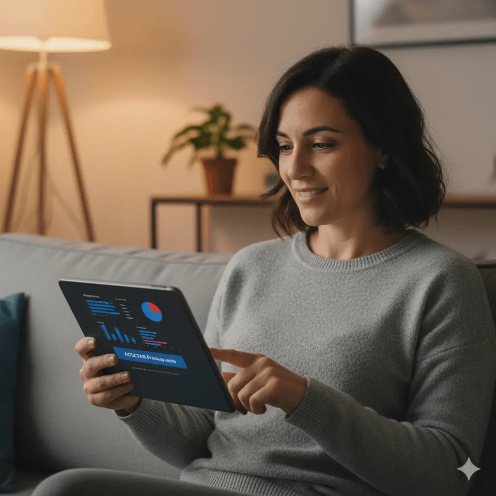 Paso 3: Aprobación del presupuesto enviado.