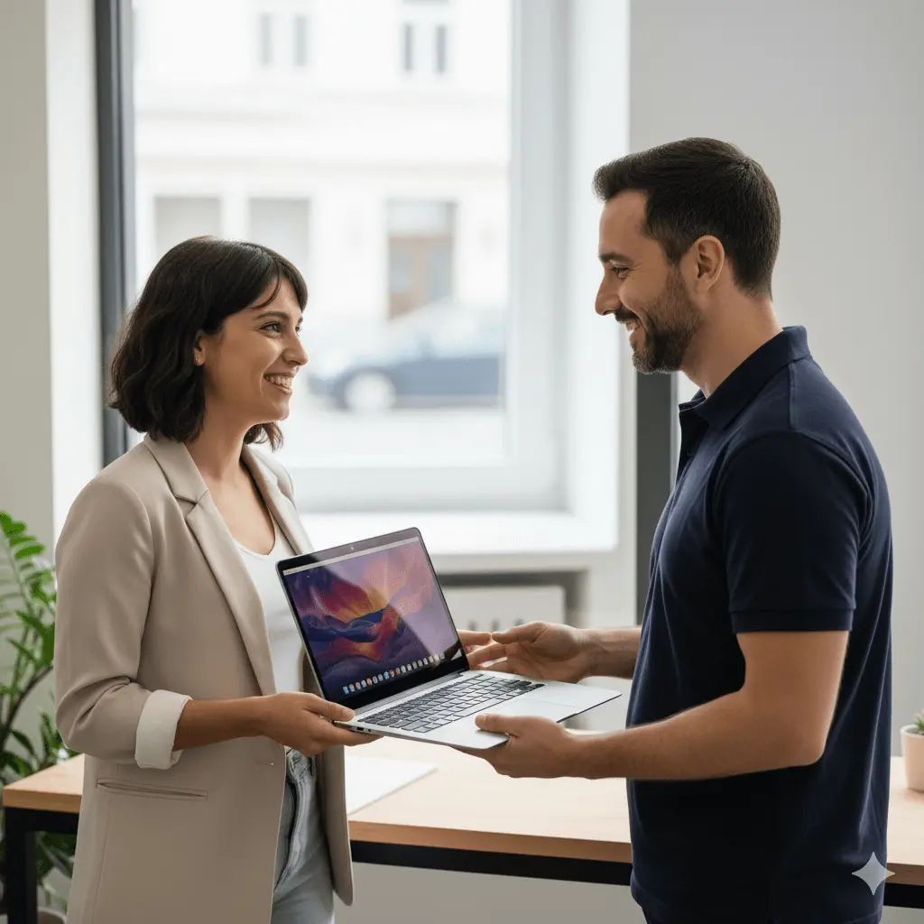 Paso 4: Entrega del equipo reparado.