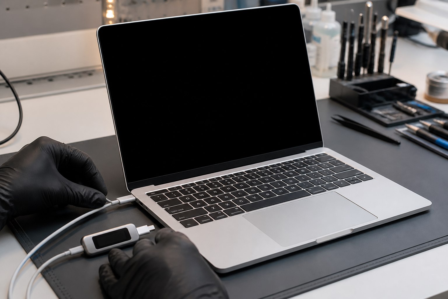 Diagnóstico de una MacBook que no enciende ni carga