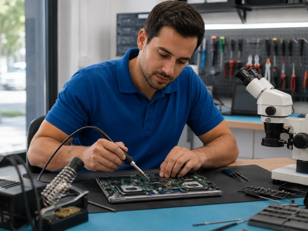 Reparación técnica de una notebook