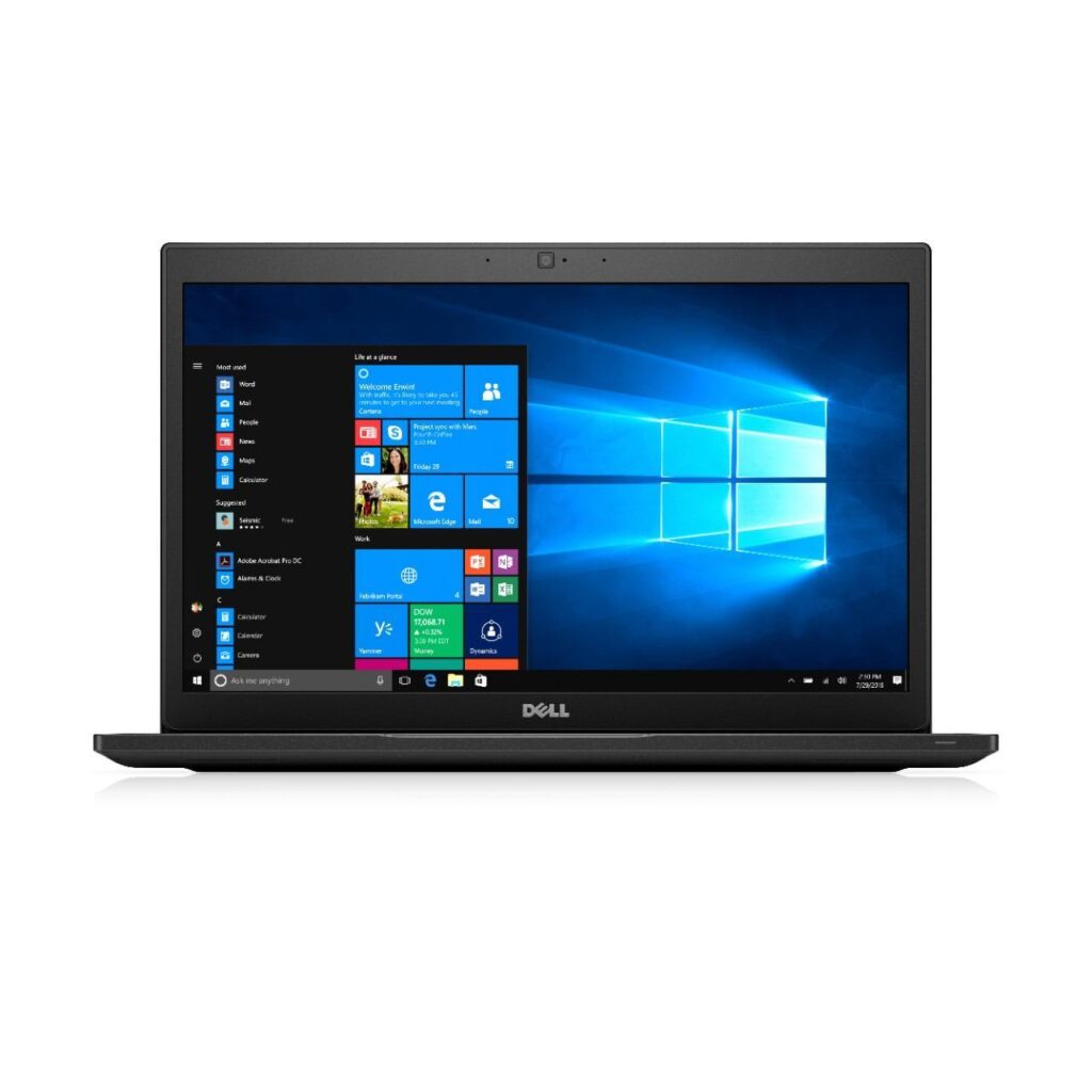 Dell Latitude 7480 abierta vista de frente